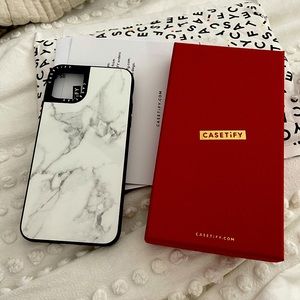 Casetify White Marble iphone 11P case